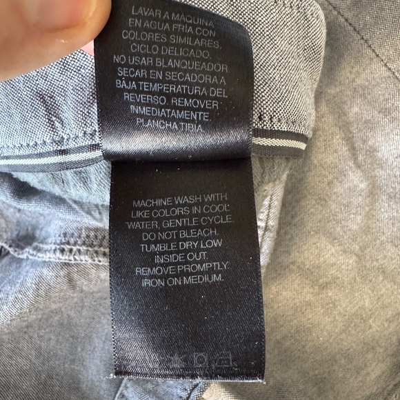 Haggar Men's 40 Lightweight Linen Blend Chino Walking Shorts‎ Gray Golf Preppy - Picture 9 of 15